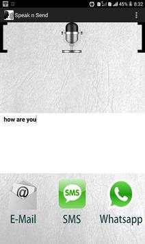 Speak n Send for Whatsapp screenshot 3