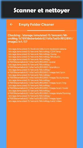 Nettoyant de dossier vide screenshot 2
