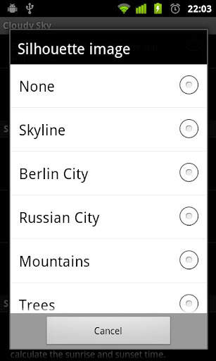 Cloudy Sky Live Wallpaper screenshot 6