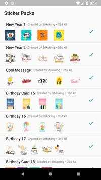 StikoKing- Stickers for WhatAPP #NEW YEAR #XMAS screenshot 2