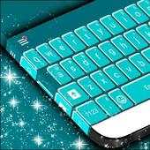 Teal Blue Keyboard Theme 1.279.1.104