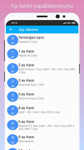Gün Gün Bebek Bakımı, Gelişimi screenshot 11