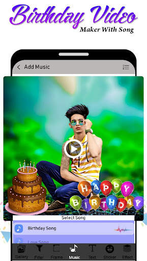 Birthday Video Maker with Song screenshot 6