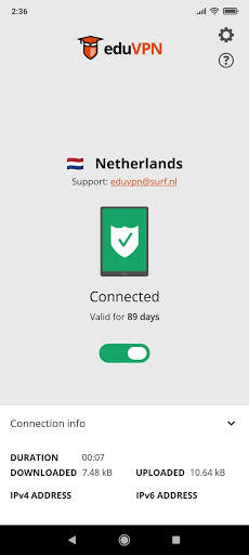 eduVPN screenshot 7