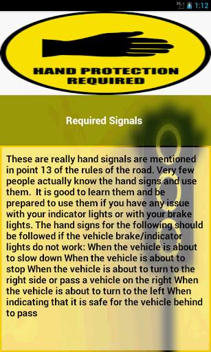 Rules and Sign For Driving screenshot 4
