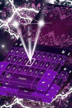 Purple Pattern Keyboard Theme screenshot 1