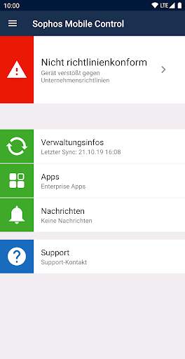 Sophos Mobile Control screenshot 3