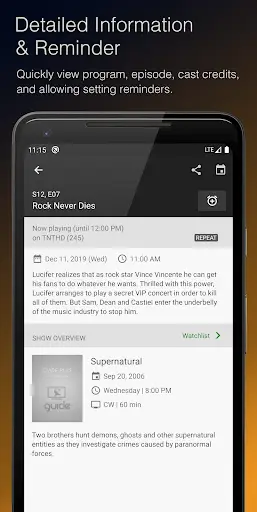 TV Listings & Guide Plus स्क्रीनशॉट 4