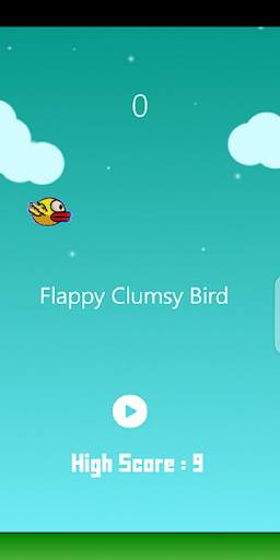 Flappy Clumsy Bird screenshot 1