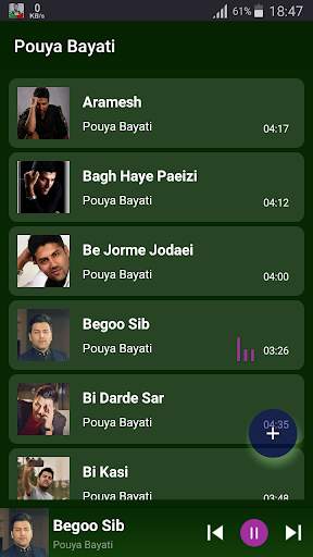 Pouya Bayati - songs offline screenshot 1