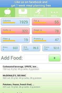 Calorie Counter screenshot 1