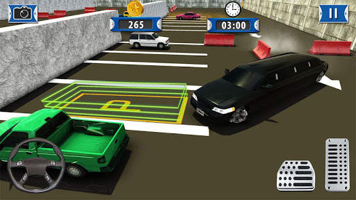 Limousine City Parking Game 3d screenshot 3