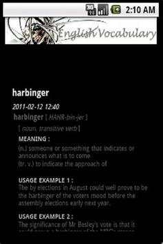 English Vocabulary screenshot 1