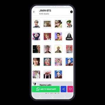 Jimin Stickers for WhatsApp screenshot 6