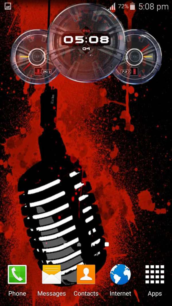 Music Analog Watch Live Wallpaper Clock 8 تصوير الشاشة