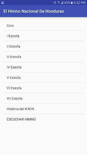 Himno Nacional De Honduras screenshot 1