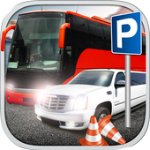 Bus, Car, Truck - Parking 3D icon