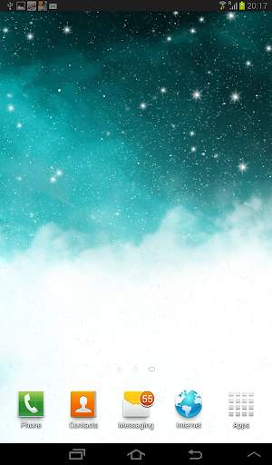 Awesome Sky : Parallax Space live wallpaper screenshot 3