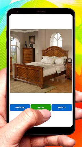 Wooden Designer Bed скриншот 2