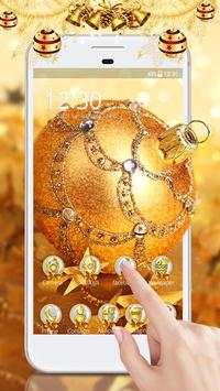 Gold Snowball Launcher Theme Live HD Wallpapers screenshot 2