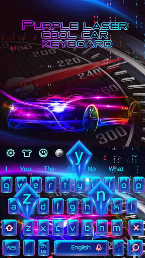 Purple laser cool car keyboard screenshot 4
