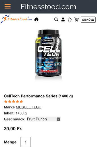 Fitnessfood screenshot 4