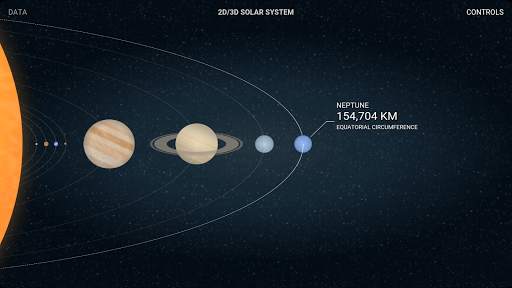 2D / 3D Solar System screenshot 4