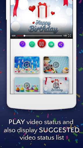 Birthday Video Status screenshot 4