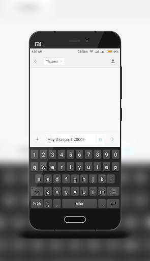Mizo Keyboard LITE screenshot 2
