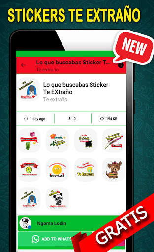 Stickers I miss you for Whatsapp screenshot 4