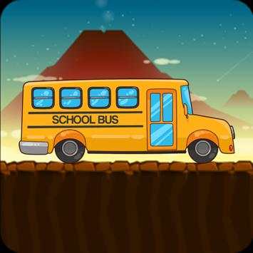 School Bus Hill Climb Racing screenshot 1