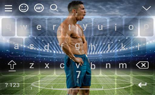 Cristiano Ronaldo 2019 Keyboard screenshot 1
