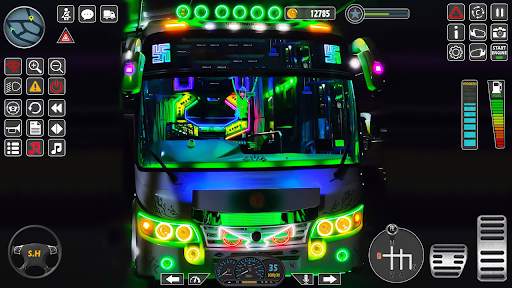 Euro Bus Driving Bus Game 3D screenshot 1