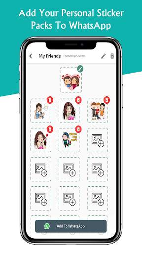 Friendship Stickers for WhatsApp - WAStickerApps screenshot 6