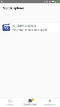 M3U8 Capturer&Downloader&Converter screenshot 5