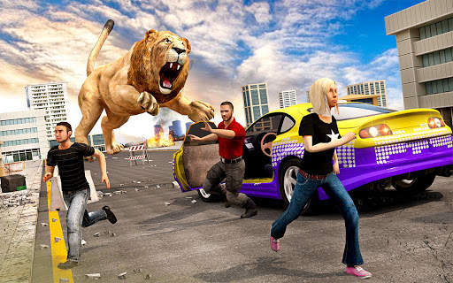 Angry Bull City Attack :Robot Shooting Game Free screenshot 5