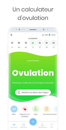 Сalendrier des règles MIA - Périodes et Ovulation screenshot 2