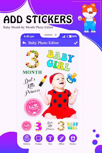 Baby Month by Month Photo Editor screenshot 5