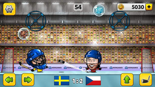 🏒 паппет хоккей с шайбой: голова пруда 🏆 скриншот 1