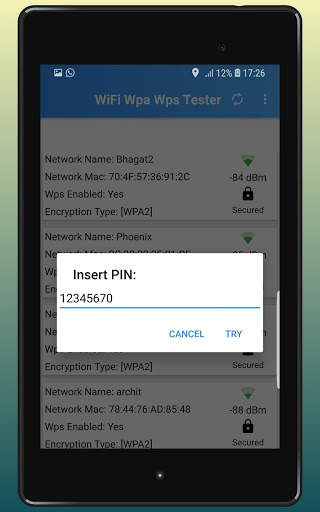 WPA WPS Tester screenshot 8