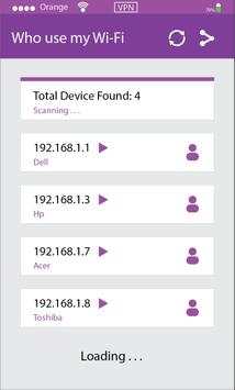 Who use my wifi - router ip screenshot 1