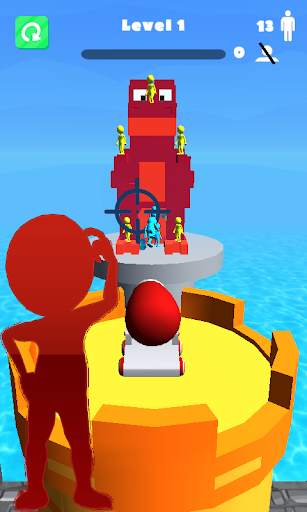 Carrera de choque de multitudes 3D screenshot 1