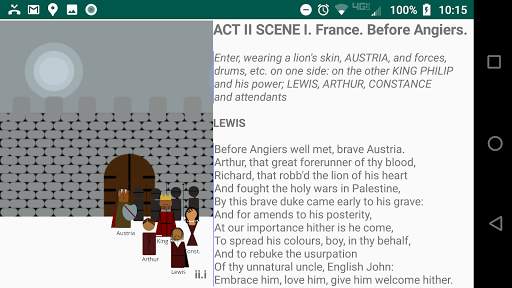 King John by William Shakespeare screenshot 3