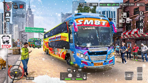 US Bus Driving: Bus Games 3D screenshot 1