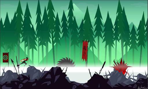 Mountain Ninja Dash скриншот 3
