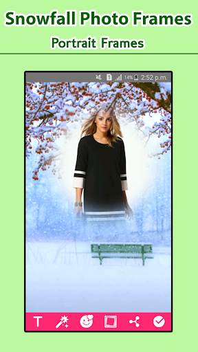 Snowfall Photo Frames screenshot 1