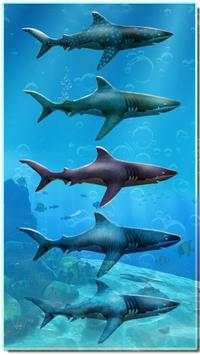 Shark Attack Game - Blue whale sim screenshot 1