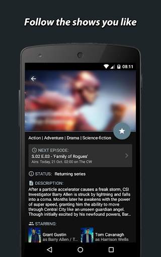 Showly - TV Shows Tracker 2 تصوير الشاشة