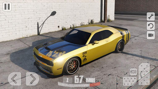 Simulator Dodge Demon Parking screenshot 3