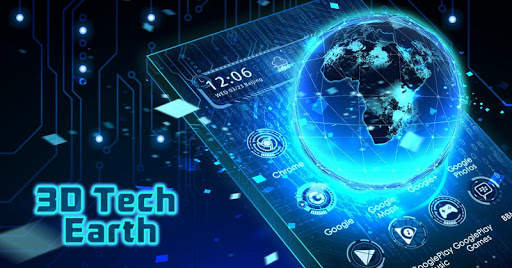 3D Tech Earth Theme screenshot 6